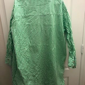 Wray striped shirtdress